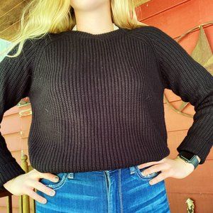 Forever 21 Basic Black Knit Sweater